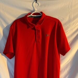Under Armour Men's Bold Red Polo Shirt